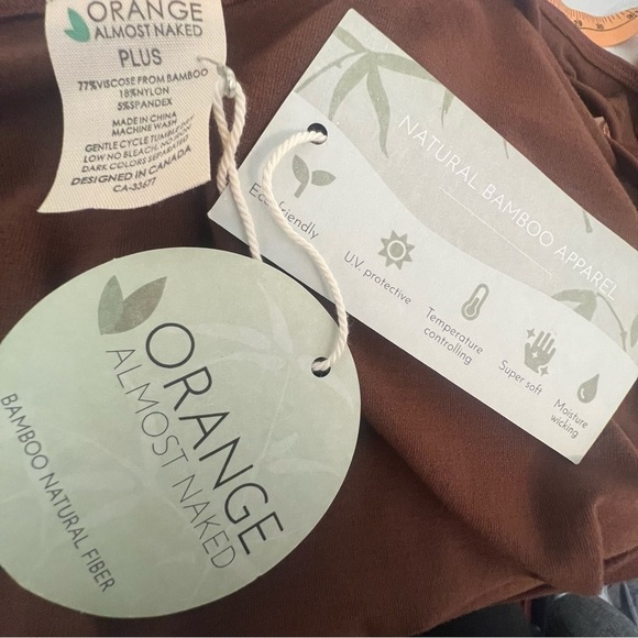 Orange Fashion Village Plus 16/18 Bamboo Layering Tank - Picture 3 of 6